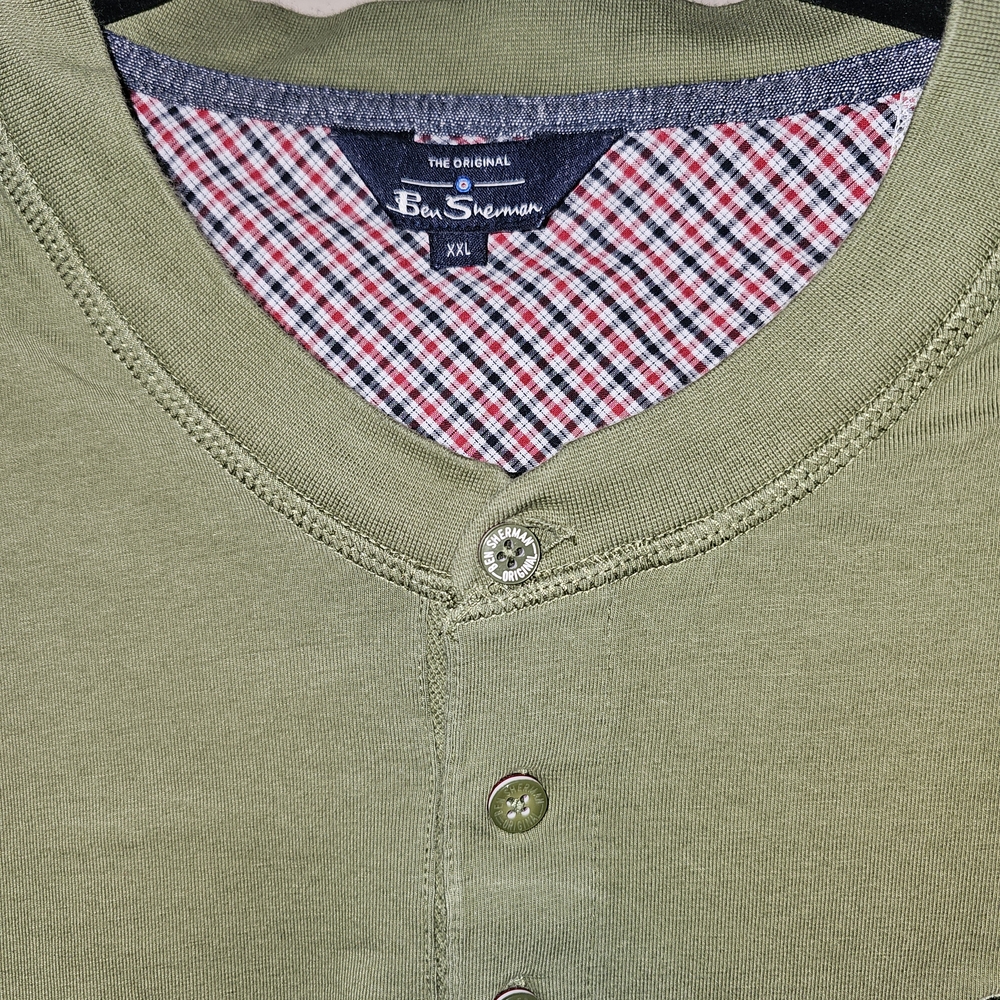 Ben Sherman Olive Green Men's Shirt